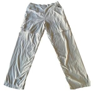 Columbia Pants Men LTan Convertible Zip Cargo Titanium Hiking‎ Omni-Dry Trail